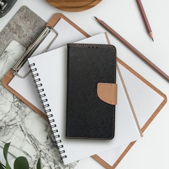 Pouzdro / obal na Apple iPhone 14 Pro černé - knížkové Fancy Book