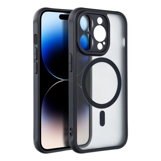 Obal / kryt na Apple iPhone 15 Plus čierne - Matte Mag Cover