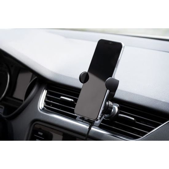 Automatický držiak do auta s bezdrôtovým nabíjaním FIXED Matic, čierny