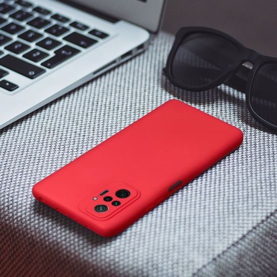 Obal / kryt na Xiaomi Redmi 10C červený - SOFT Case