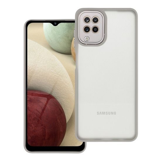 Obal / kryt na Samsung Galaxy A12 šedý - VARIETE