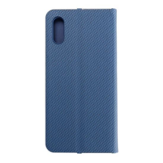 Puzdro / obal pre Xiaomi Redmi 9A modré - kniha Forcell LUNA Carbon