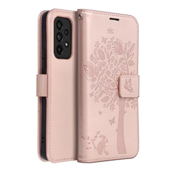 Puzdro / obal pre Samsung Galaxy A53 5G ružové - kniha Forcell MEZZO