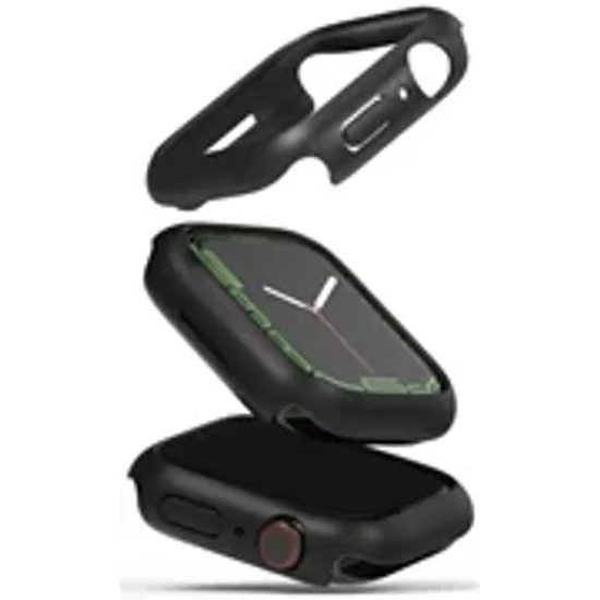 Puzdro/kryt pre Apple Watch 7/41mm čierne + priehľadné (2ks) - Ringke slim watch