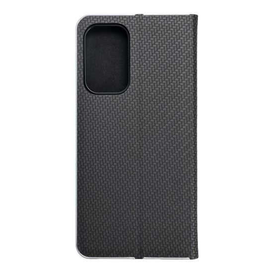 Pouzdro / obal na Samsung Galaxy A33 5G černý carbon - knížkové Forcell LUNA