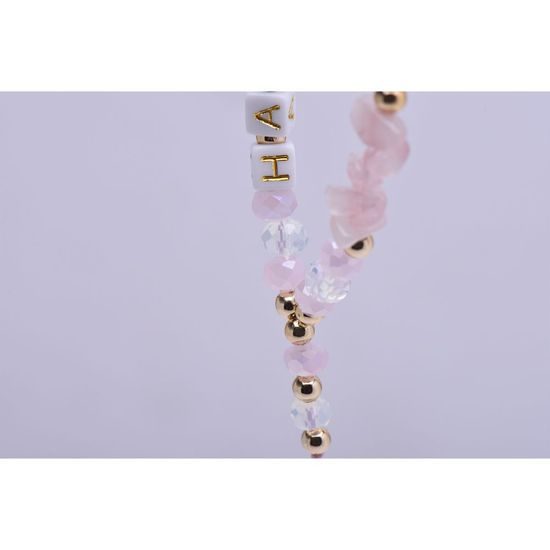 Přívěsek na telefon růžový - délka 44cm