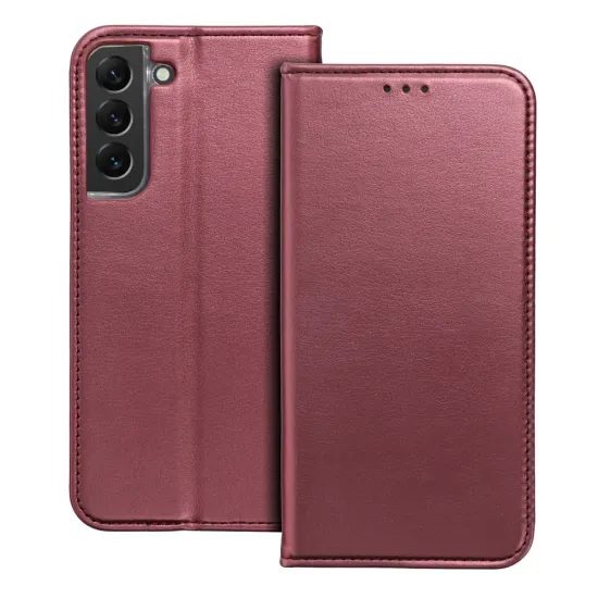 Pouzdro / obal na Motorola G86 5G vínové - knížkové Smart Magneto Book Case