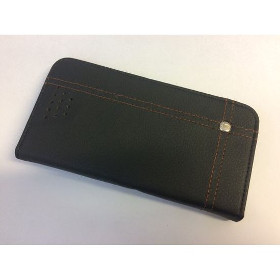 Puzdro / obal Univerzálne (4,7-5,3") čierny - kniha PRESTIGE