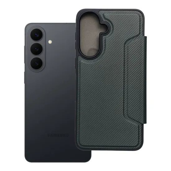 Pouzdro / obal na Samsung Galaxy A57 zelené - knížkové Razor