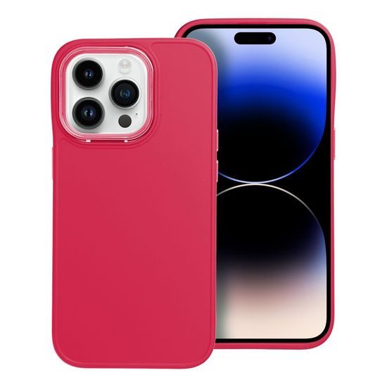 Obal / kryt na Apple iPhone 14 PRO 5G červený - FRAME