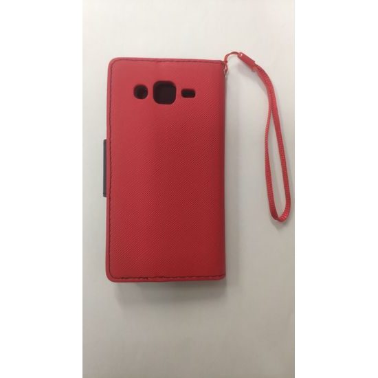 Puzdro / obal pre Samsung Galaxy J2 červený - kniha Fancy