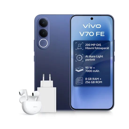 Vivo V70 FE 8GB/256GB Prémiový set Ocean Blue