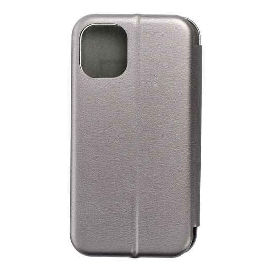 Puzdro / obal pre Apple iPhone 12 sivé - kniha Forcell Elegance