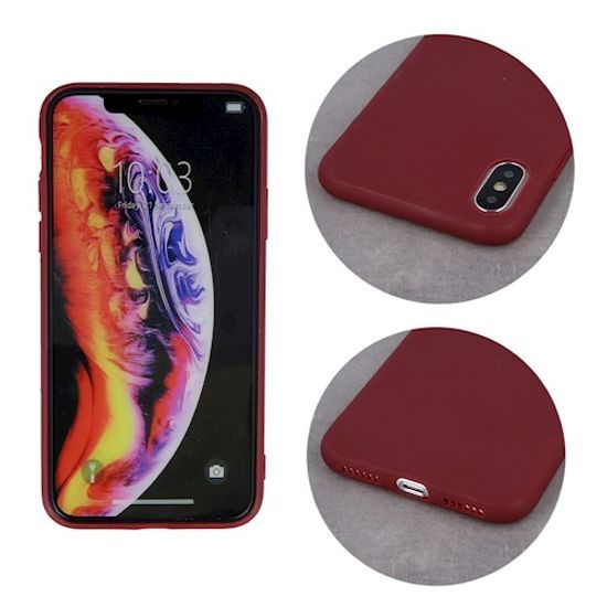 Obal / kryt pre Samsung Galaxy S10 Lite červený - MATT