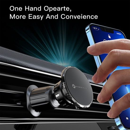 Magnetický držák telefonu do auta do mřížky / palubové desky / čelního skla - Forcell F-Grip MagLuxe