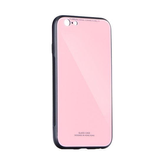 Obal / kryt na Samsung Galaxy A30 ružový - GLASS Case