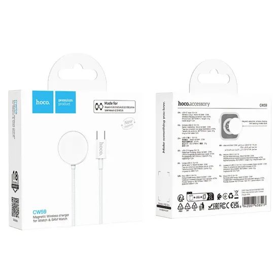 Nabíjecí kabel USB-C pro Apple Watch - Hoco, CW59