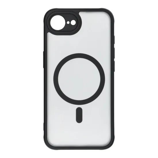 Obal / kryt na Apple iPhone 16E (SE 4 2025) černý - MATTE MAG COVER