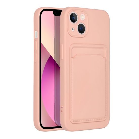 Obal / kryt na Apple iPhone 13 růžový - Forcell Card