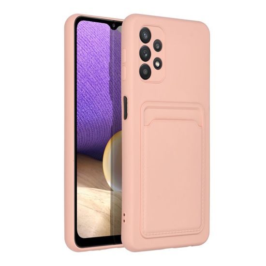 Obal / kryt na Samsung Galaxy A32 5G růžový Forcell Card