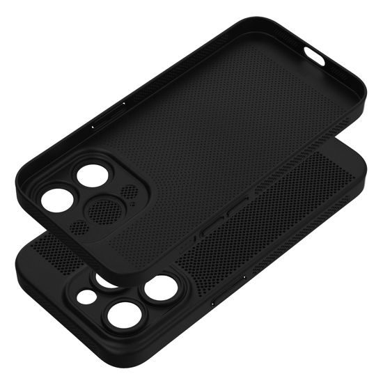 Obal / kryt na Apple iPhone 15 Pro čierne - BREEZY