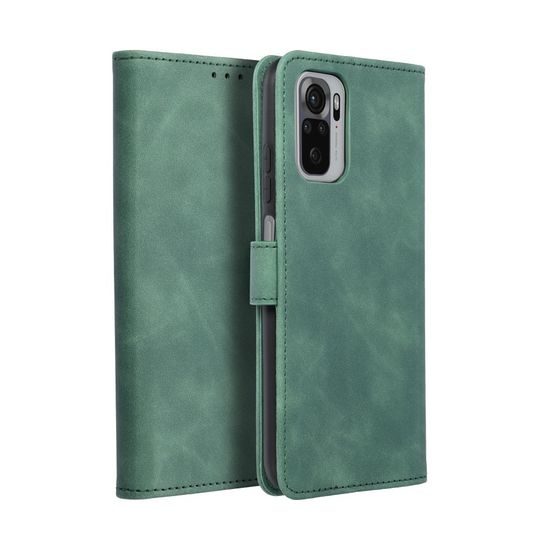 Pouzdro / obal na Xiaomi Redmi Note 11/11S zelený - knížkový Forcell TENDER