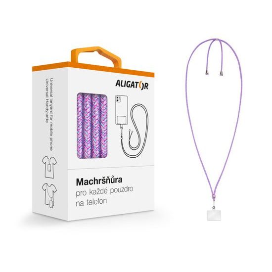 Šnůrka na pověšení telefonu strakatá - Aligátor