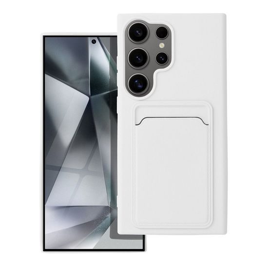Obal / kryt na Samsung Galaxy S24 Ultra bílý - CARD Case
