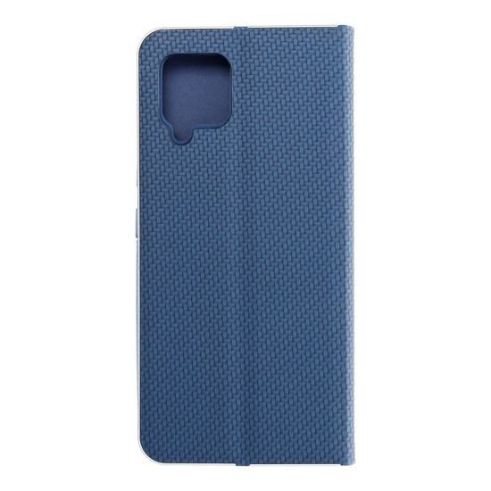 Pouzdro / obal na Samsung Galaxy A42 5G modré - knížkové Forcell LUNA Carbon