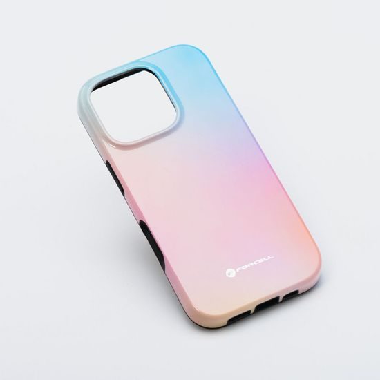 Obal / kryt na Apple iPhone 16 Pro Max modro-růžový - FORCELL F-PROTECT Mirage MagSafe