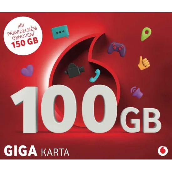 Vodafone GIGA Karta 100GB