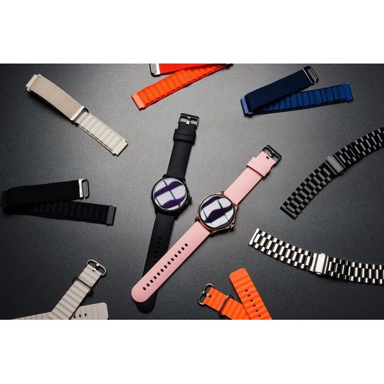 Řemínek na hodinky Samsung Watch 22mm černý - FORCELL F-DESIGN FS01