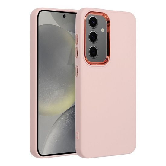 Obal / kryt na Samsung Galaxy S24 růžový - FRAME