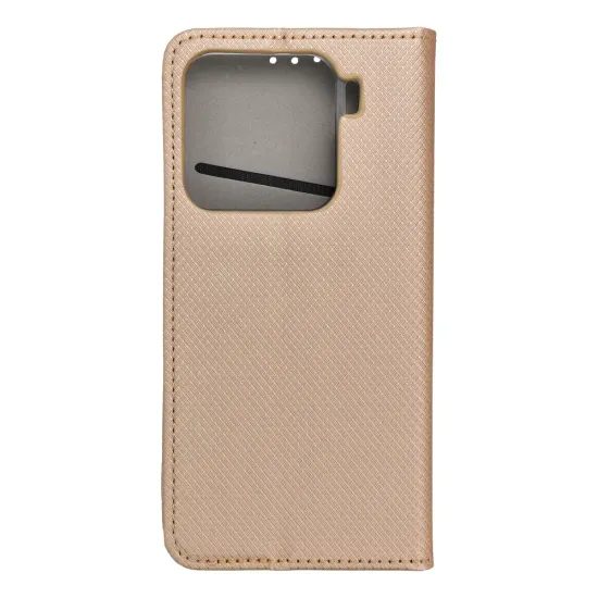 Pouzdro / obal na Xiaomi 15 zlaté - knížkové SMART Book