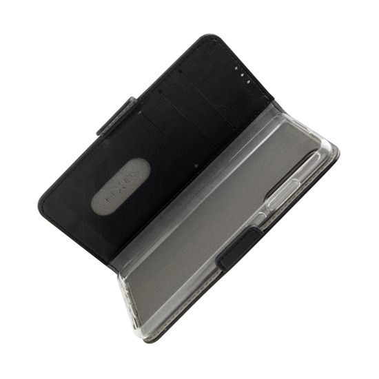 Pouzdro / obal na Realme 7 Pro Black - knížkové FIXED OPUS