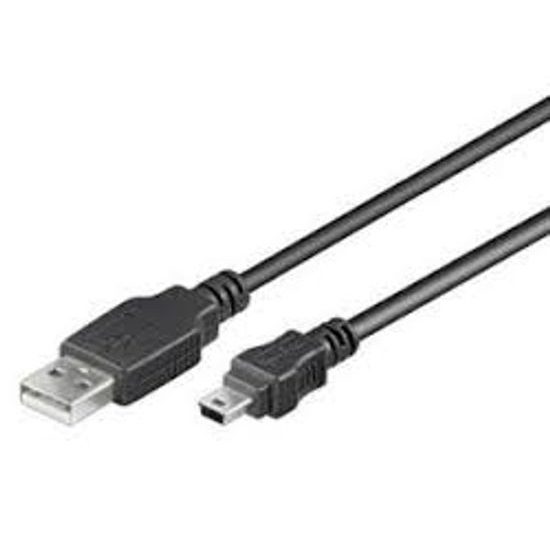 Kábel PremiumCord mini USB A-B, 5 pinov, 1 m