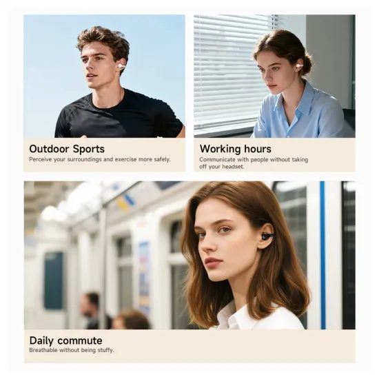 Bezdrátová sluchátka HOCO EA8 - černá