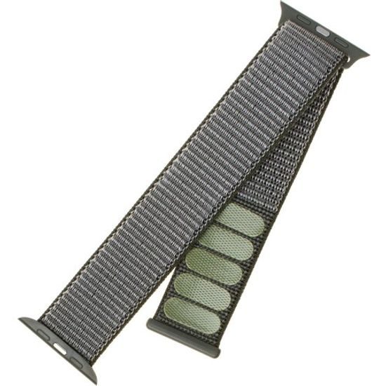 Nylonový remienok FIXED Strap pre Apple Watch 38mm / 40mm olivový