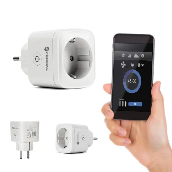 Chytrá Wifi zásuvka 230V bílá - Forcell