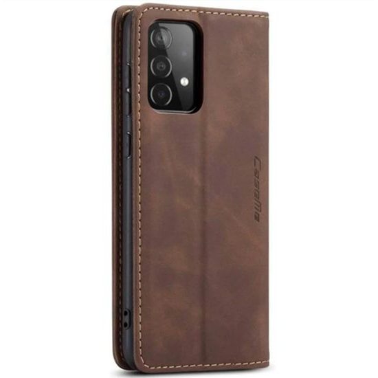 Pouzdro / obal na Xiaomi Redmi 14C hnědé - knížkové