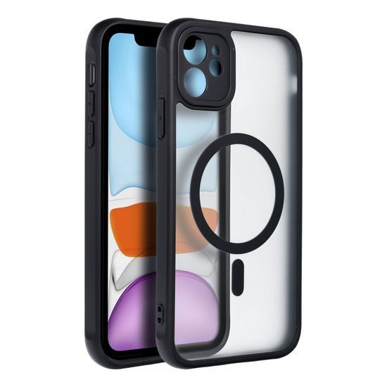 Obal / kryt na Apple iPhone 11 čierne - Matte Mag Cover
