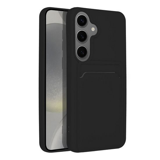 Obal / kryt na Samsung Galaxy S24 čierny - Card Case