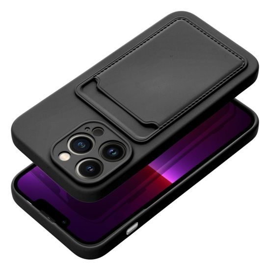 Obal / kryt pre Apple iPhone 13 PRO čierny Forcell Card