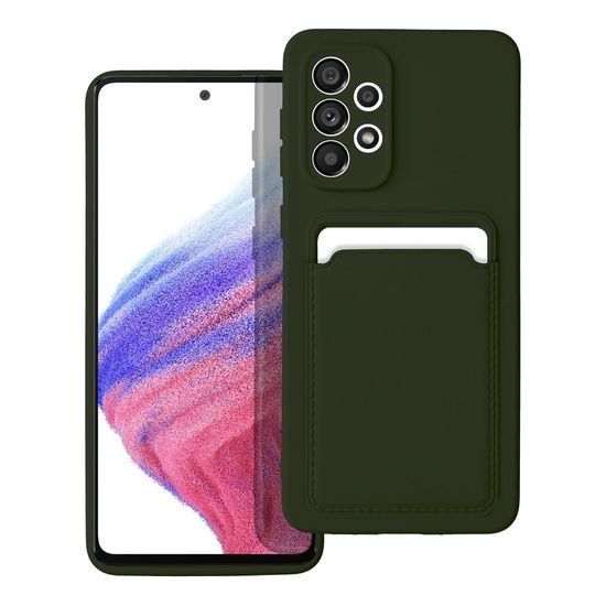 Obal / kryt na Samsung Galaxy A33 5G zelený - Forcell CARD Case