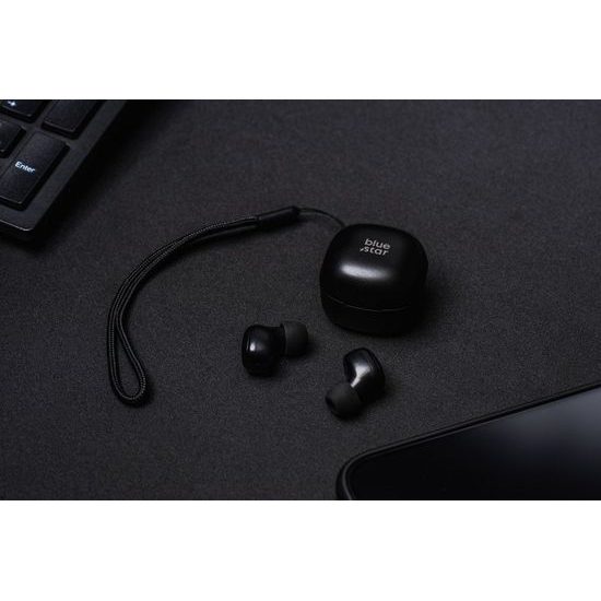 Bezdrátová sluchátka TWS Mini A19 černá - BLUE STAR