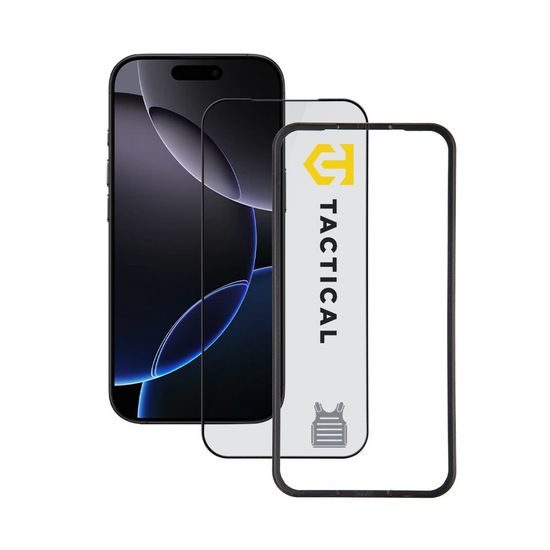 Tvrzené / ochranné sklo Apple iPhone 17 Pro Max černé - Tactical Glass Impact Armour