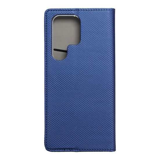 Puzdro / obal na Samsung Galaxy S23 ULTRA modré - kniha Smart Case