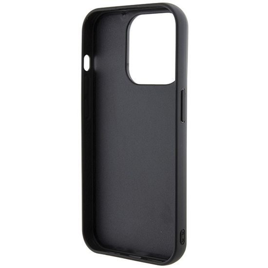 Obal / kryt na Apple iPhone 14 Pro černý - KARL LAGERFELD Gripstand Saffiano KC PIN