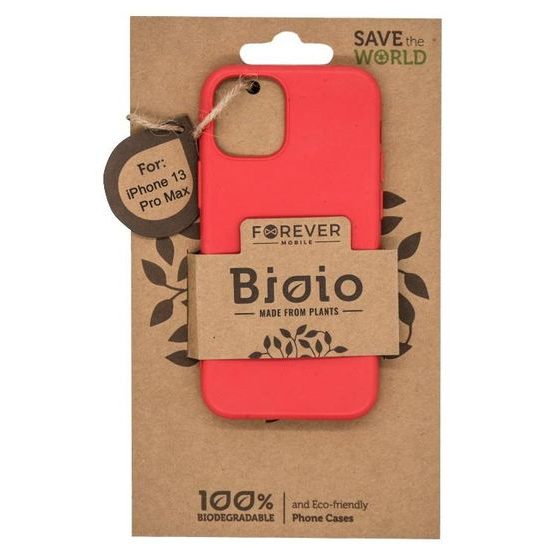 Obal / kryt pre Apple iPhone 13 Pro Max, červené Forever Bioio
