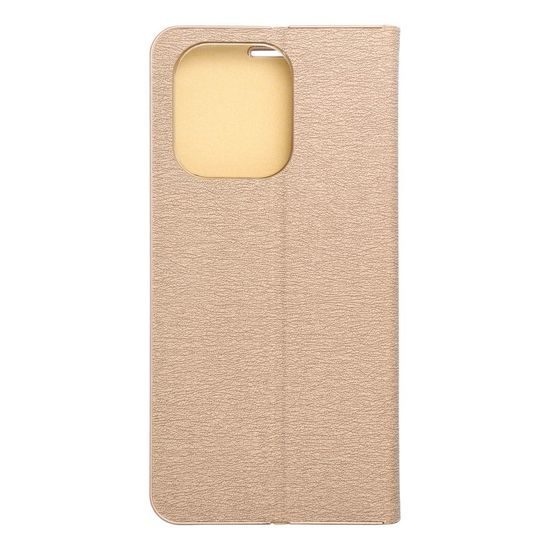 Pouzdro / obal na Xiaomi Redmi NOTE 13 4G zlaté - knížkové LUNA Book Gold